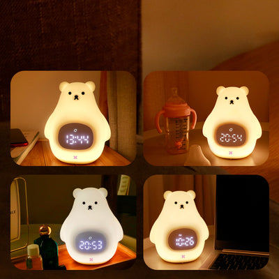Lámpara Nocturna Infantil Oso Blanco con Temporizador de Sueño - Image 3