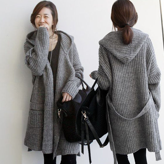 Abrigo Sudadera con Capucha Ancho y Suelto para Mujer