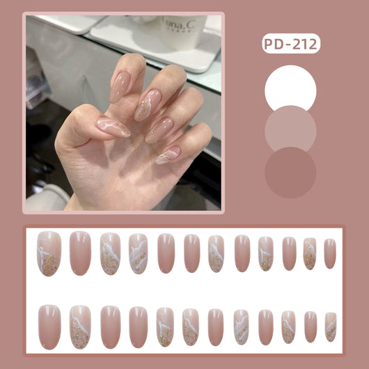 Uñas Postizas Adhesivas Efecto Ballet Esmerilado - Manicura Perfecta Lista para Usar - Image 28