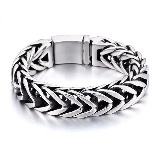 Pulsera de Acero Titanio para Hombre