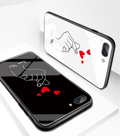 Funda de Cristal Templado para iPhone 11 Pro Max con Gestos de Corazón Compatible con Apple - Image 4