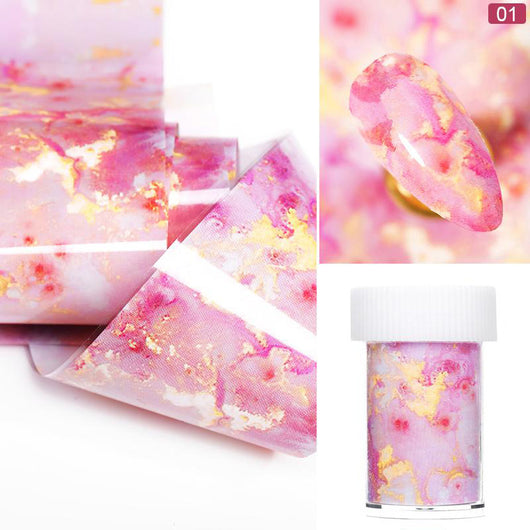 Stickers de Uñas Mármol Efecto Estrellado - Image 34