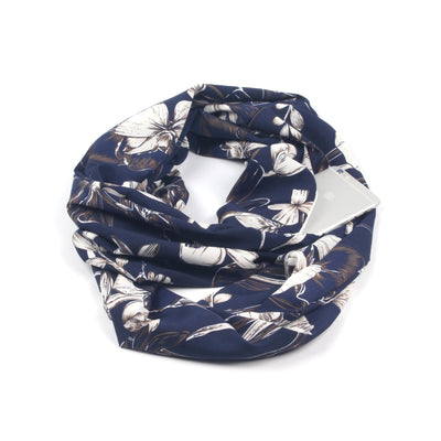 Bufandas Circulares Estampadas para Invierno