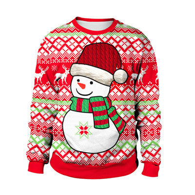 Suéter Navideño Divertido con Diseño de Santa y Elfo - Image 4