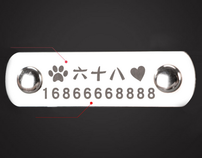 Collar Personalizado para Mascota con Placa de Identificación Grabada - Image 3