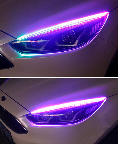 Faros LED Universales con Control Remoto y Señaleros RGB Multicolor - Image 9