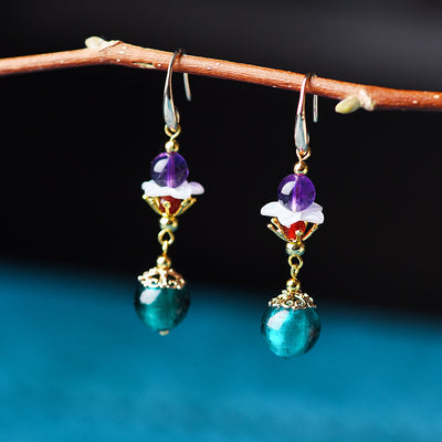 Aretes de Vidrio Árbol Ancestral con Mil Vides - Image 4