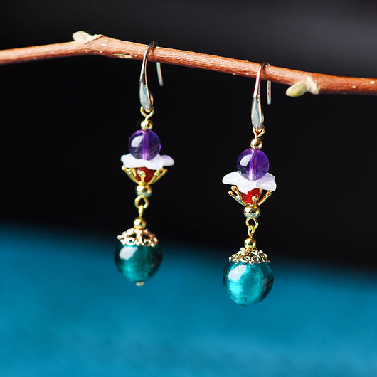 Aretes de Vidrio Árbol Ancestral con Mil Vides - Image 4
