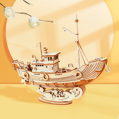 Juegos de Rompecabezas de Madera Barcos y Barquitos Modelo para Niños y Niñas - Image 4