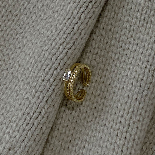 Anillo de Plata 925 con Zirconia Cúbica - Diseño Clásico Encaje - Image 4