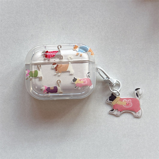 Funda Protectora para Auriculares Diseño Perro Salchicha Degradado - Image 4