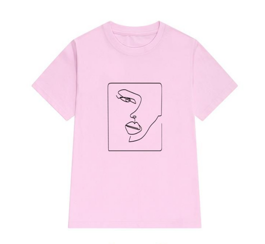 Playera Artística con Estampado Abstracto Pintado a Mano - Image 11