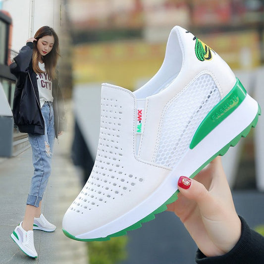 Zapatos Blancos Calados para Mujer