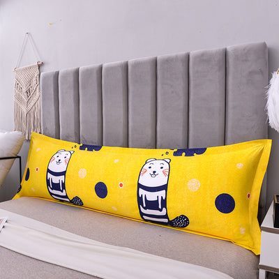 Funda de Almohada Doble Larga para Parejas Bodas Tonos Cálidos Monocromáticos - Image 9