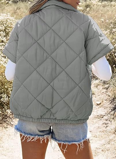 Chaqueta Cálida con Diseño de Diamantes y Bolsillos con Cierre - Image 18