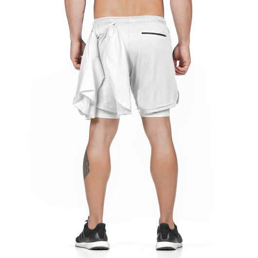 Shorts Deportivos Hombre 2 en 1 Secado Rápido para Gym y Running - Image 5
