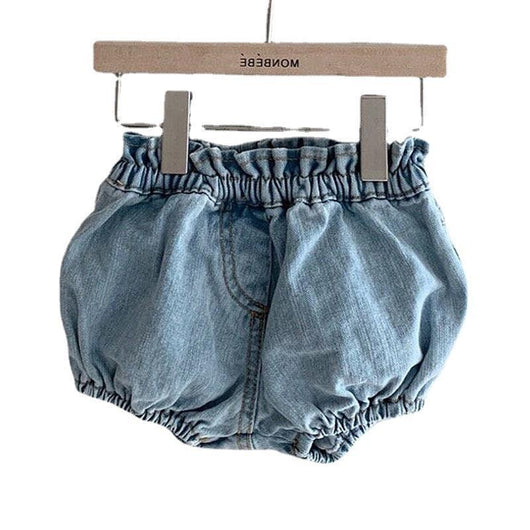 Pantalones Cortos con Cintura de Encaje para Bebé - Diseño Cómodo y Elegante