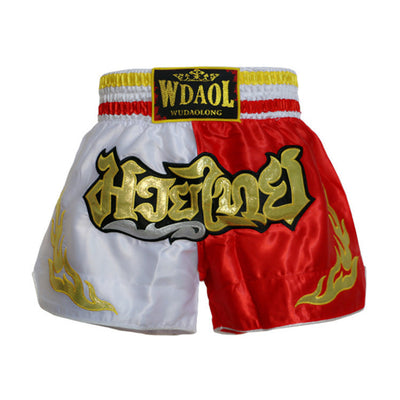 Pantalones Cortos de Muay Thai Wudaolong - Ropa de Boxeo y MMA Profesional - Image 10