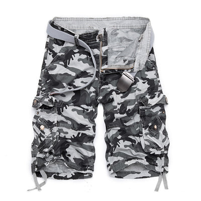 Shorts de Trabajo Holgados con Estampado Camuflaje - Image 4