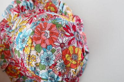Vestido Infantil Floral de Verano con Mangas Volantes - Image 22