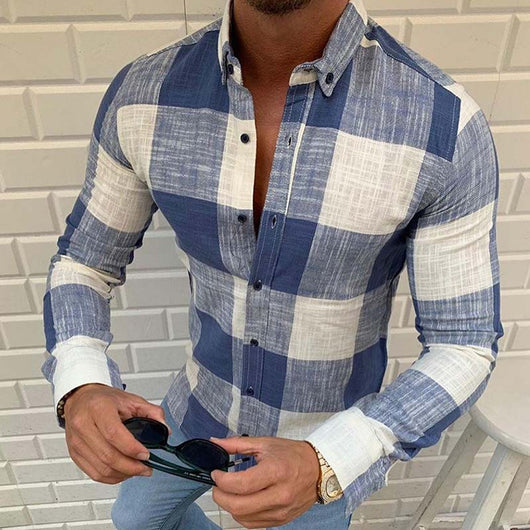 Camisa Clásica de Botones con Manga Larga Estilo Europeo - Image 5