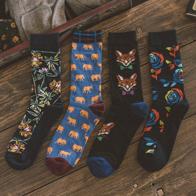 Calcetines Retro Británicos Premium - Caja de Regalo Creativa para Hombre - Image 22