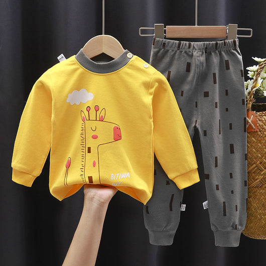 Conjunto de Ropa Interior Infantil Algodón Primavera Otoño - Image 4