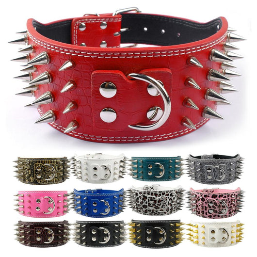 Collar de Cuero PU para Perros Grandes - Image 3