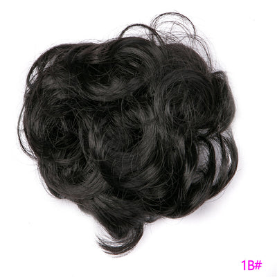 Moño Fluido Rizador con Cordón Ajustable - Extensión de Cabello Sintético - Image 5