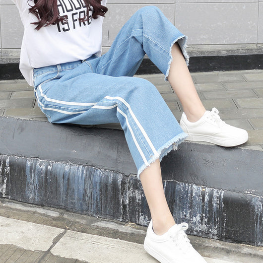 Jeans Slim Temperamento Salvaje