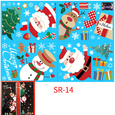 Pegatinas Navideñas Estáticas para Ventana - Copos de Nieve Decorativos - Image 18