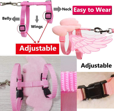 Arnés Ajustable con Alas y Cuerda de Tracción para Aves de Corral y Mascotas Pequeñas - Image 6