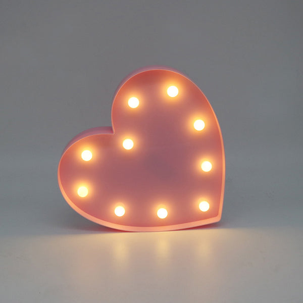 Lámpara Decorativa 3D con Letras de Amor - Luz Nocturna Romántica - Image 5