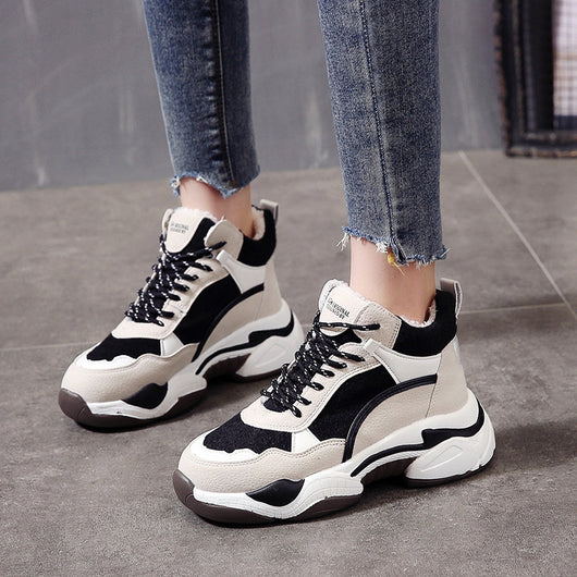 Zapatillas Deportivas Altas Acolchadas para Mujer - Image 3