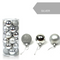 Boxed Ball 4 Cm Plateado