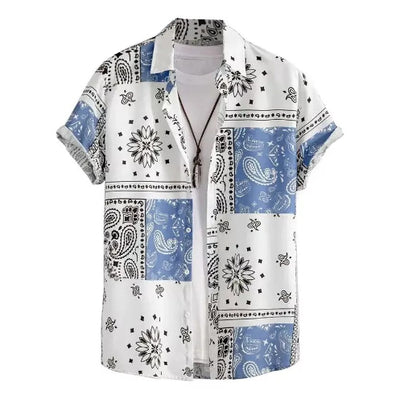 Camisa Hawaiana Casual con Estampado Creativo para Hombre - Image 5