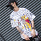 Camiseta Oversize Hip Hop Graffiti para Hombre - Estilo Urbano Tendencia