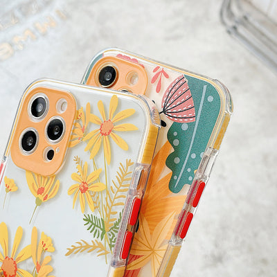 Funda Protectora Apple con Diseño Floral - Carcasa Resistente a Caídas - Image 10