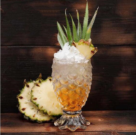 Vaso de Sirena de Vidrio Transparente para Jugos y Bebidas