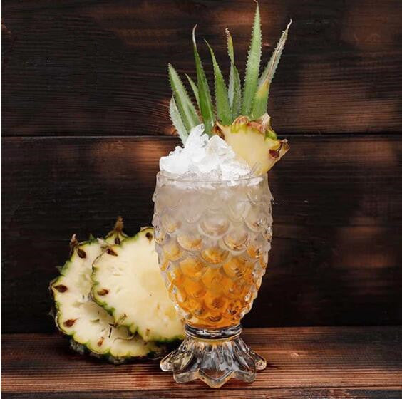 Vaso de Sirena de Vidrio Transparente para Jugos y Bebidas