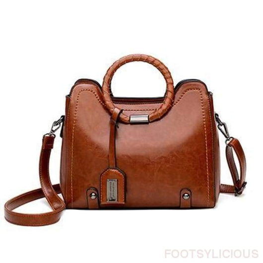 Bolso Mensajero de Cuero Encerado - Estilo Minimalista para el Verano