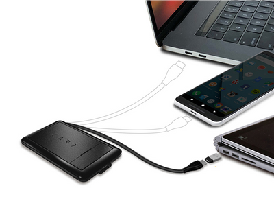 Organizador Portátil 5 en 1: Bolsa Multiusos para Cables, Tarjetas y Cargador Inalámbrico - Image 4
