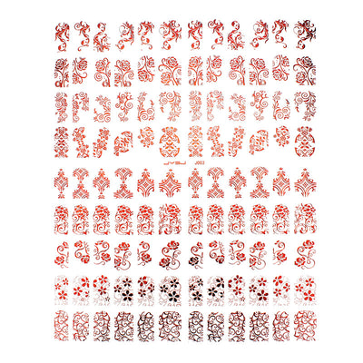 108 Stickers 3D para Uñas en Oro y Plata - Image 19