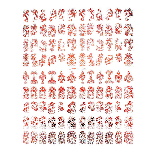 108 Stickers 3D para Uñas en Oro y Plata - Image 19