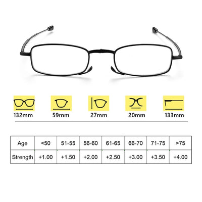Gafas de Lectura Retráctiles Plegables y Portátiles - Image 18