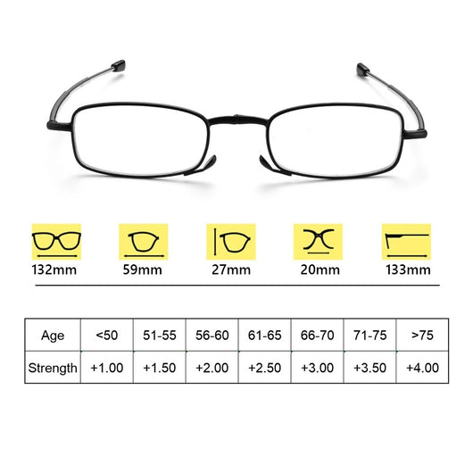 Gafas de Lectura Retráctiles Plegables y Portátiles - Image 18