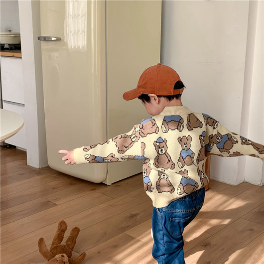 Suéter Infantil Osito Cartoon Unisex - Image 4