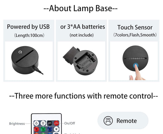 Lámpara 3D Holográfica Avión Personalizada - Luz Nocturna LED para Niños - Image 38