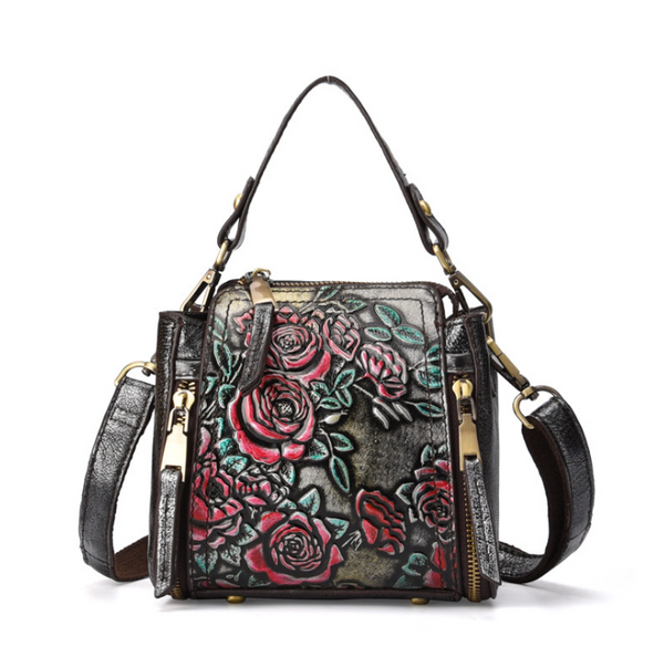 Bolso de Cuero Vintage para Mujer - Mochila Bandolera Artesanal de Piel Premium - Image 3