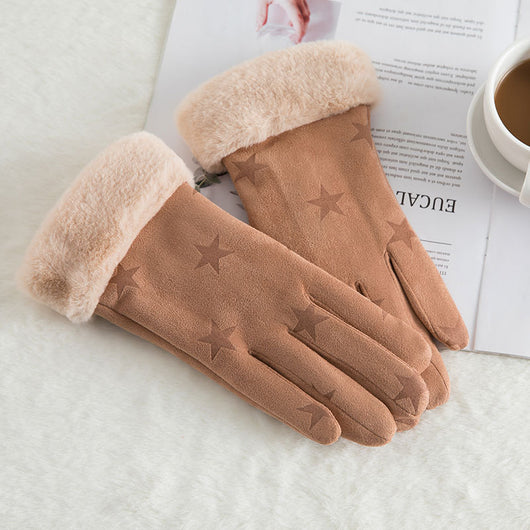 Guantes de Invierno en Gamuza con Lana Térmica para Mujer - Image 17